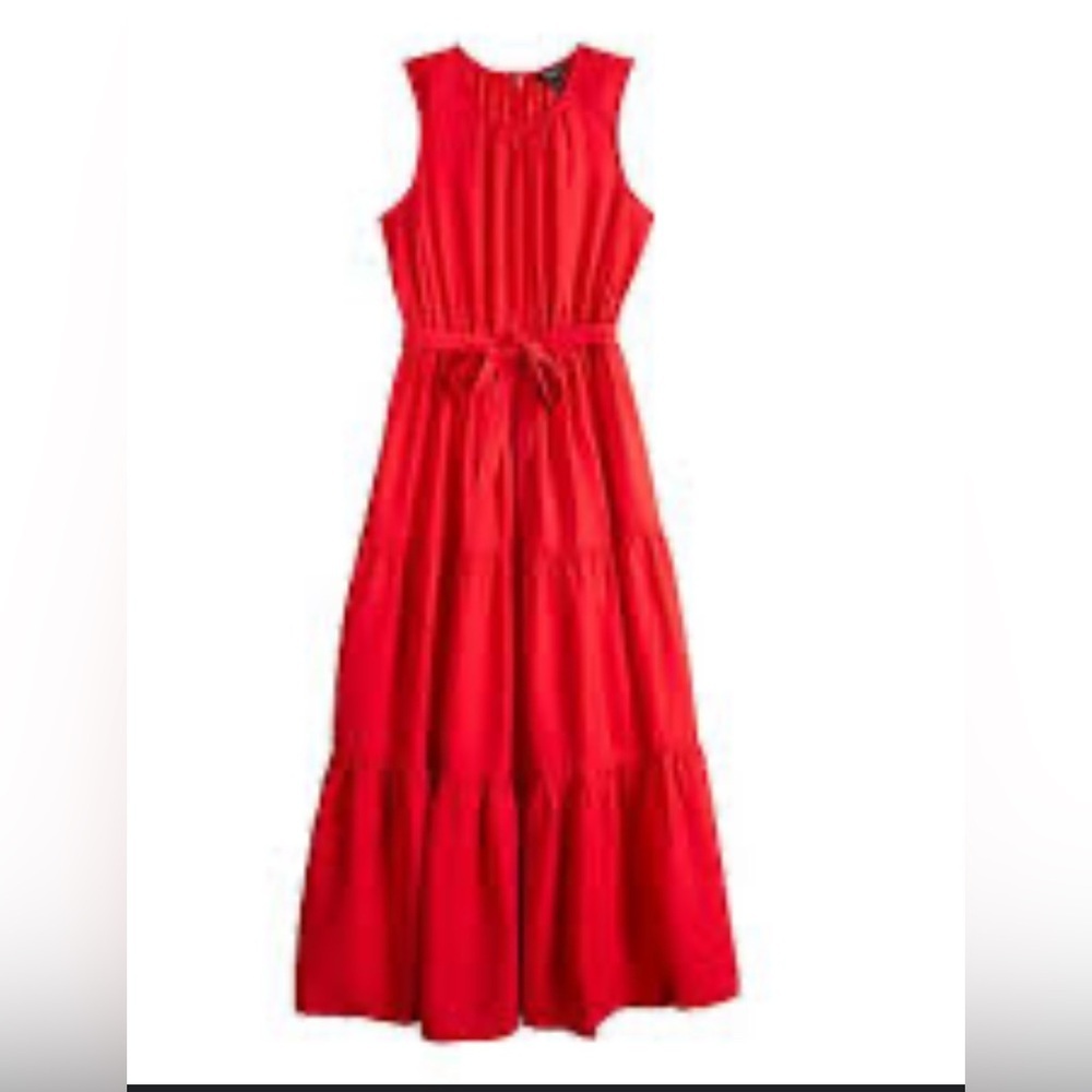 Simply Vera Vera Wang Ruched Tiered Maxi Dress women’s size XXL NWT